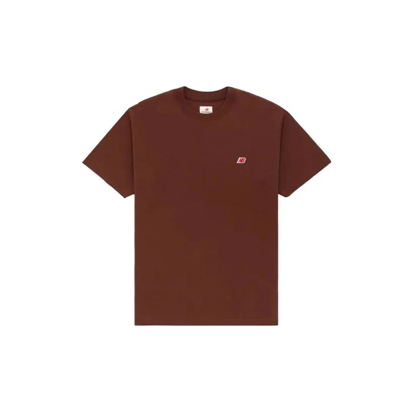 New Balance Teddy Made T-Shirt Мужская Коричневая