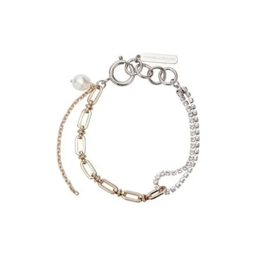JUSTINE CLENQUET Brass Bracelets Золотой и Серебряный Женские