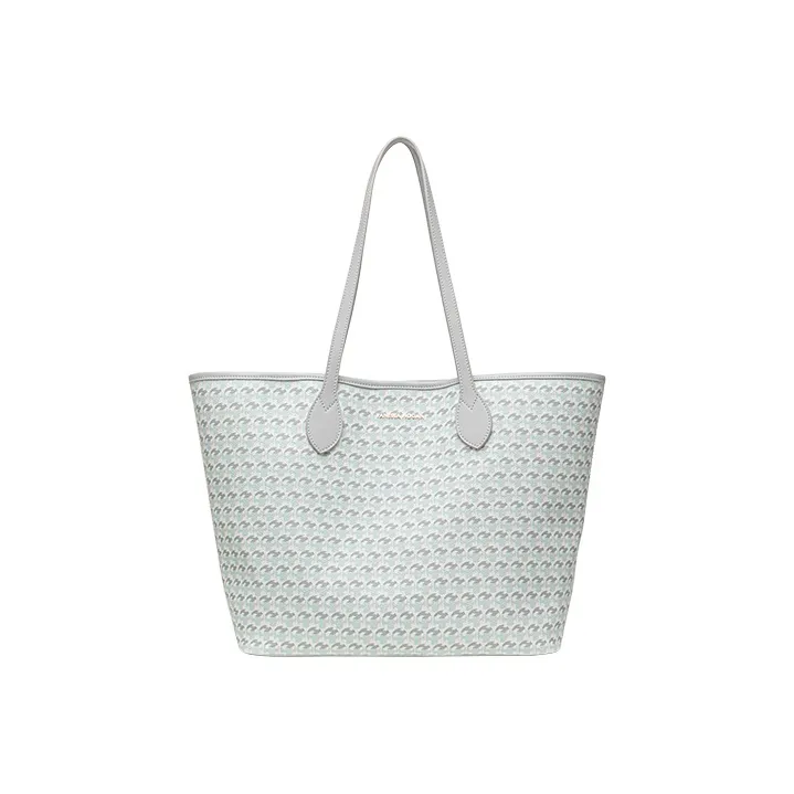 VANESSA HOGAN PVC Тоут Сумка Сумка для покупок Commuter Сумка Сумка на плечо Женская Серого цвета