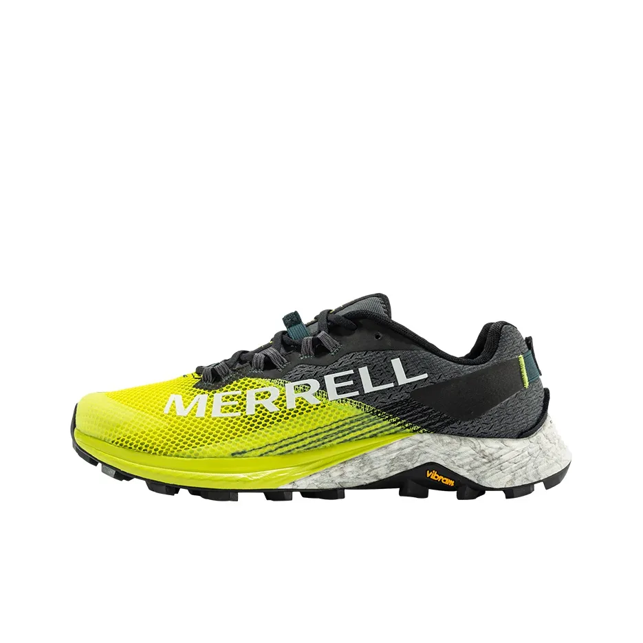 MERRELL Альпинистские и туристические ботинки Низкий верх Неоновый зеленый Мужской