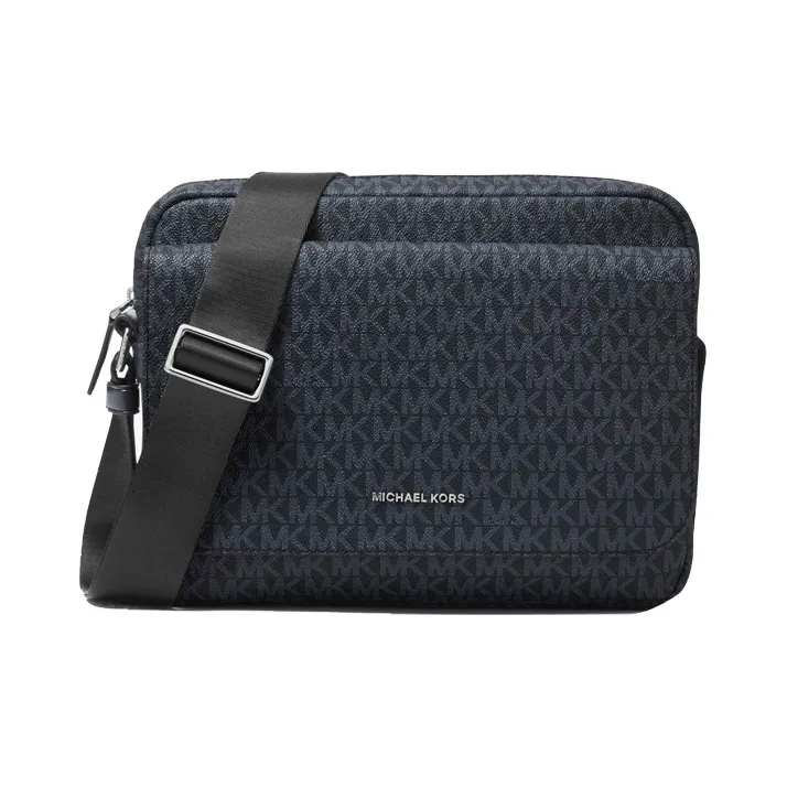 MICHAEL KORS MK Cooper Искусственная кожа Camera Сумка Сумка через плечо Средний Мужская Темно-синий