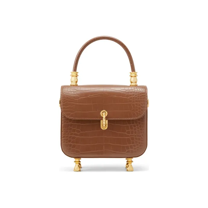 CHARLES KEITH ПУ (полиуретан) Маленькая квадратная сумка одно плечо маленькая женская черный шоколад зеленый