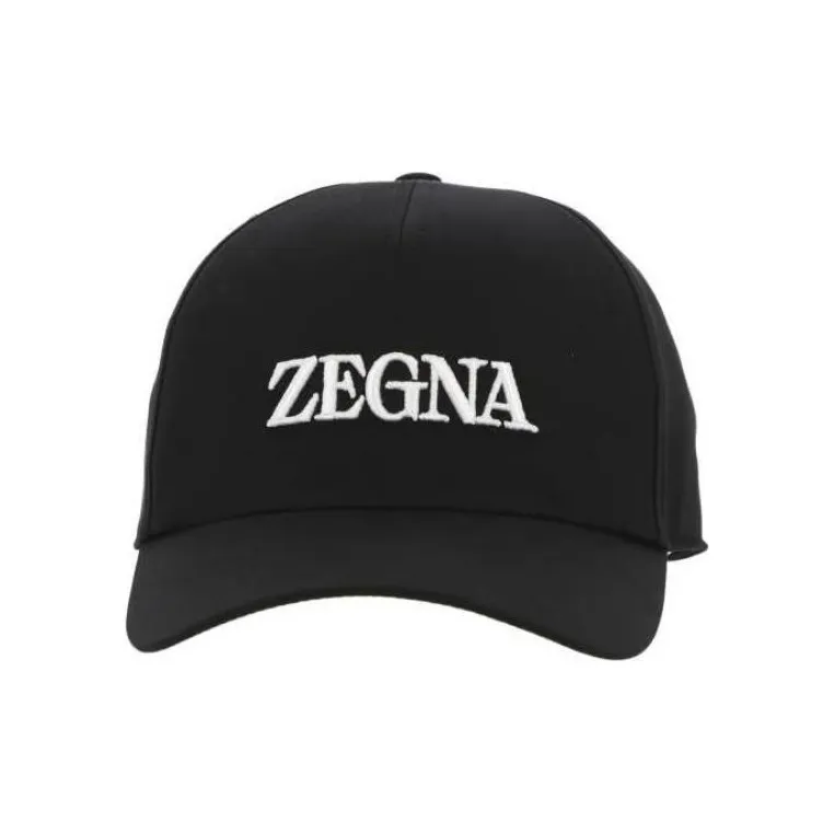 Ermenegildo Zegna Baseball Caps Men's Black