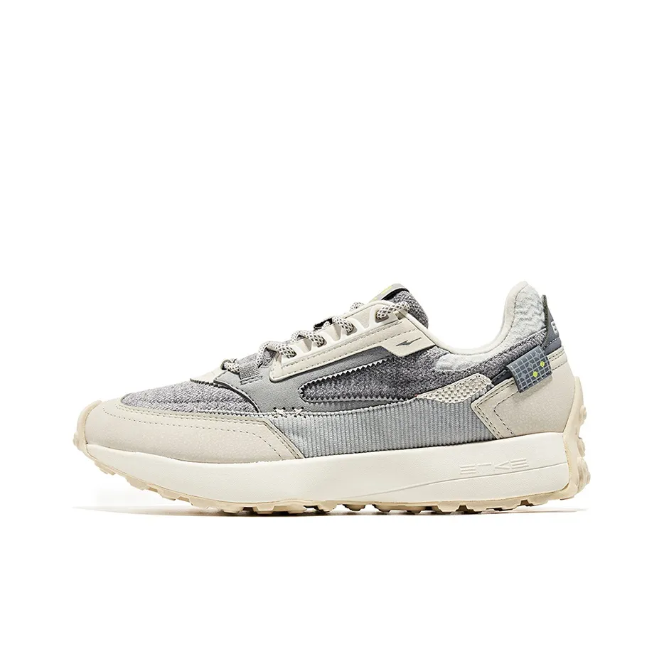 Erke Удобный Пэчворк Устойчивый к истиранию Низкий Топ Повседневная обувь Мужская Серый