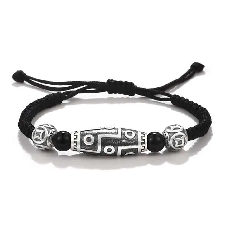 MUYAN Сплав Небесный Бисер Ткань Вязаный Браслет Мужской