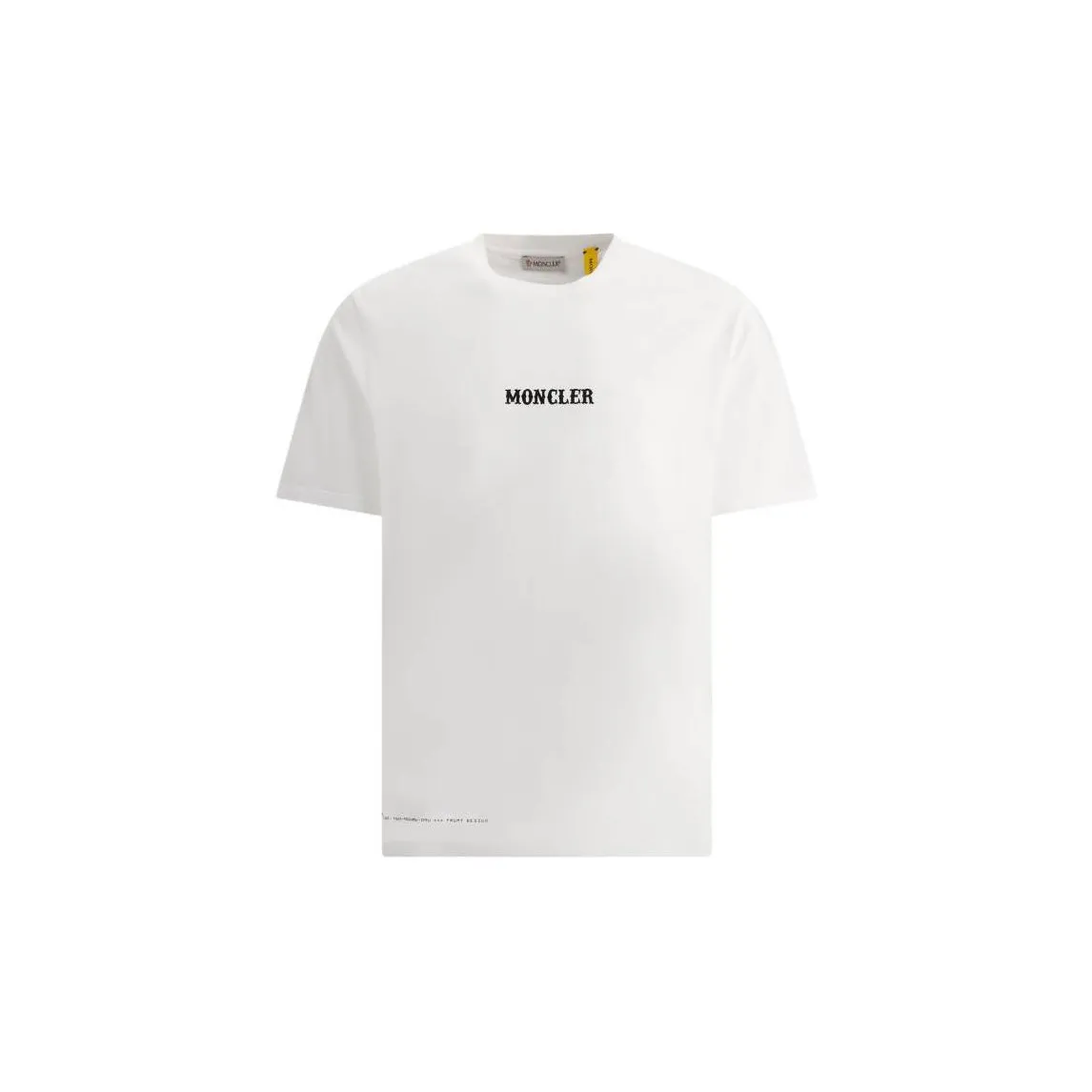 Moncler FW22 Men's Logo Cotton T-shirt White