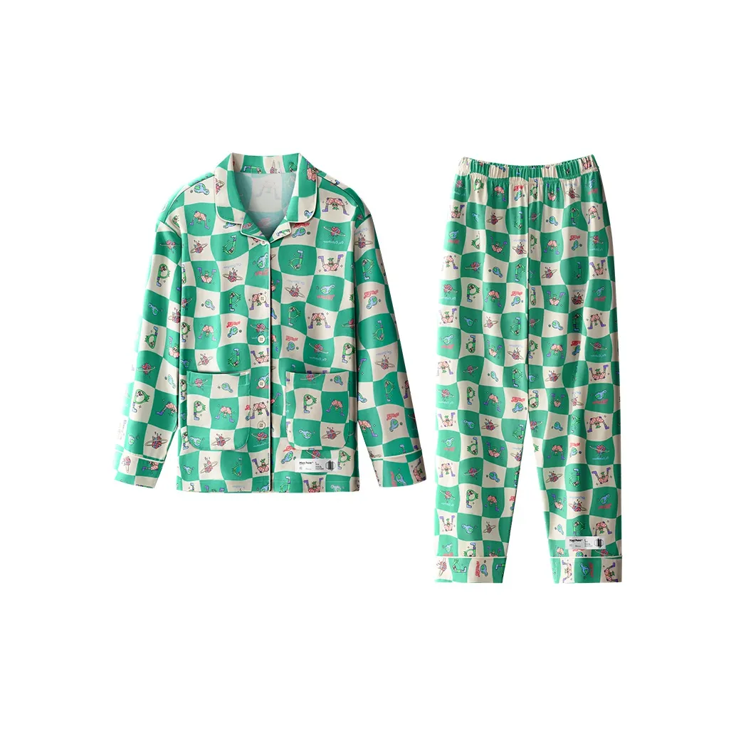 Mast Point Pajama Set Fall And Winter Men's