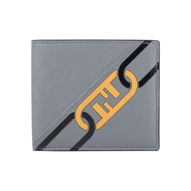 FENDI Кошелек из коровьей кожи мужской серый
