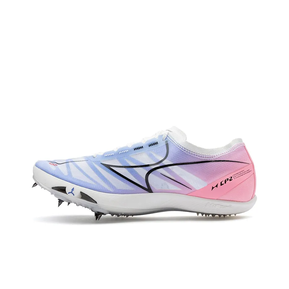 HEALTH CP2 Cushioned Slip Resistant Breathable Lightweight Rebound Low Top Running Shoes Unisex Blue Purple Gradient