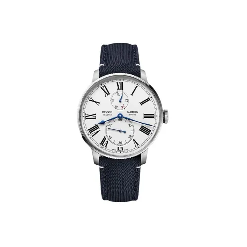 ULYSSE NARDIN Автоматический Механический Движение Мужские Nautical Collection Часы 44 мм Белый