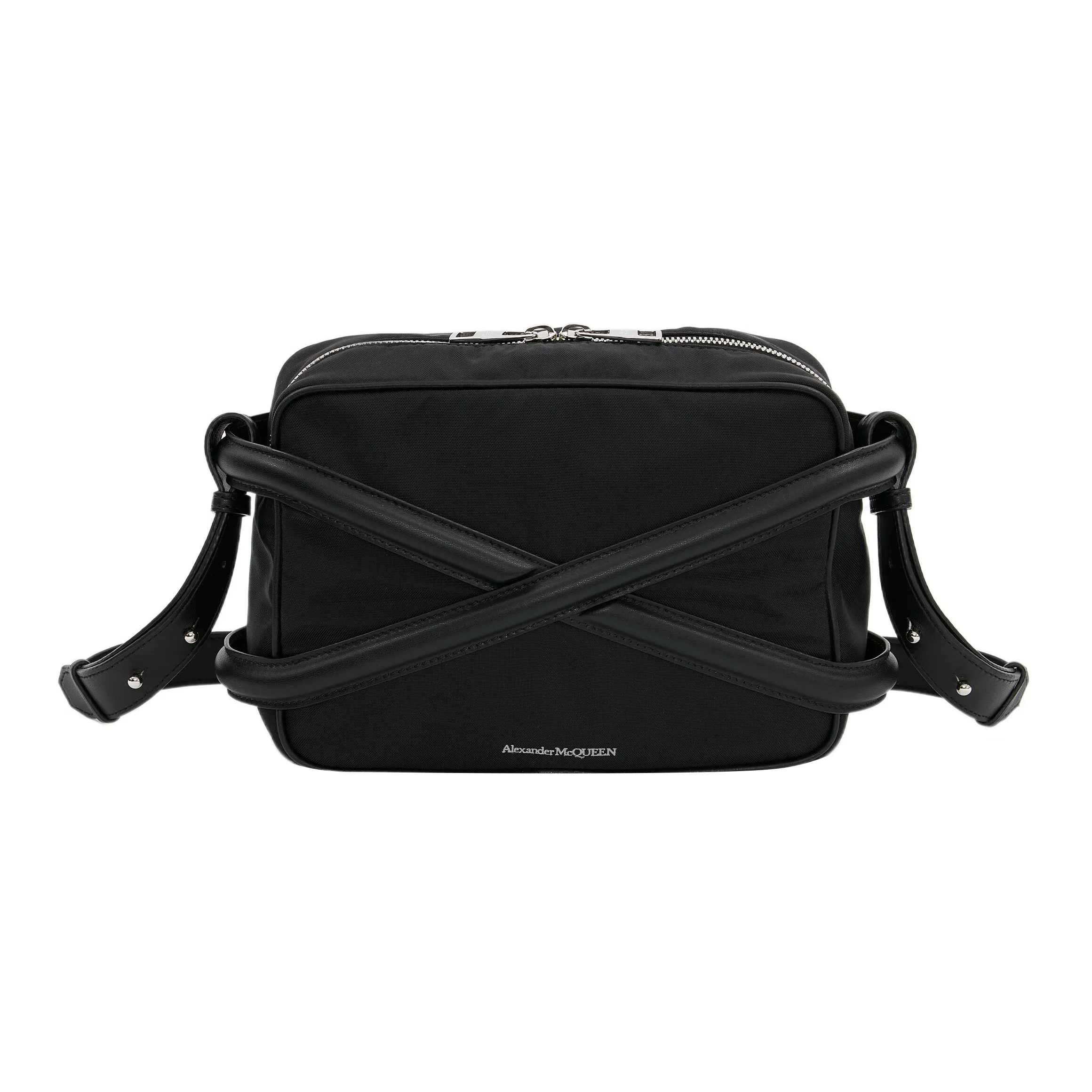 Alexander McQueen Nylon Camera Bags Crossbody Bag Shoulder Bag Men's Black