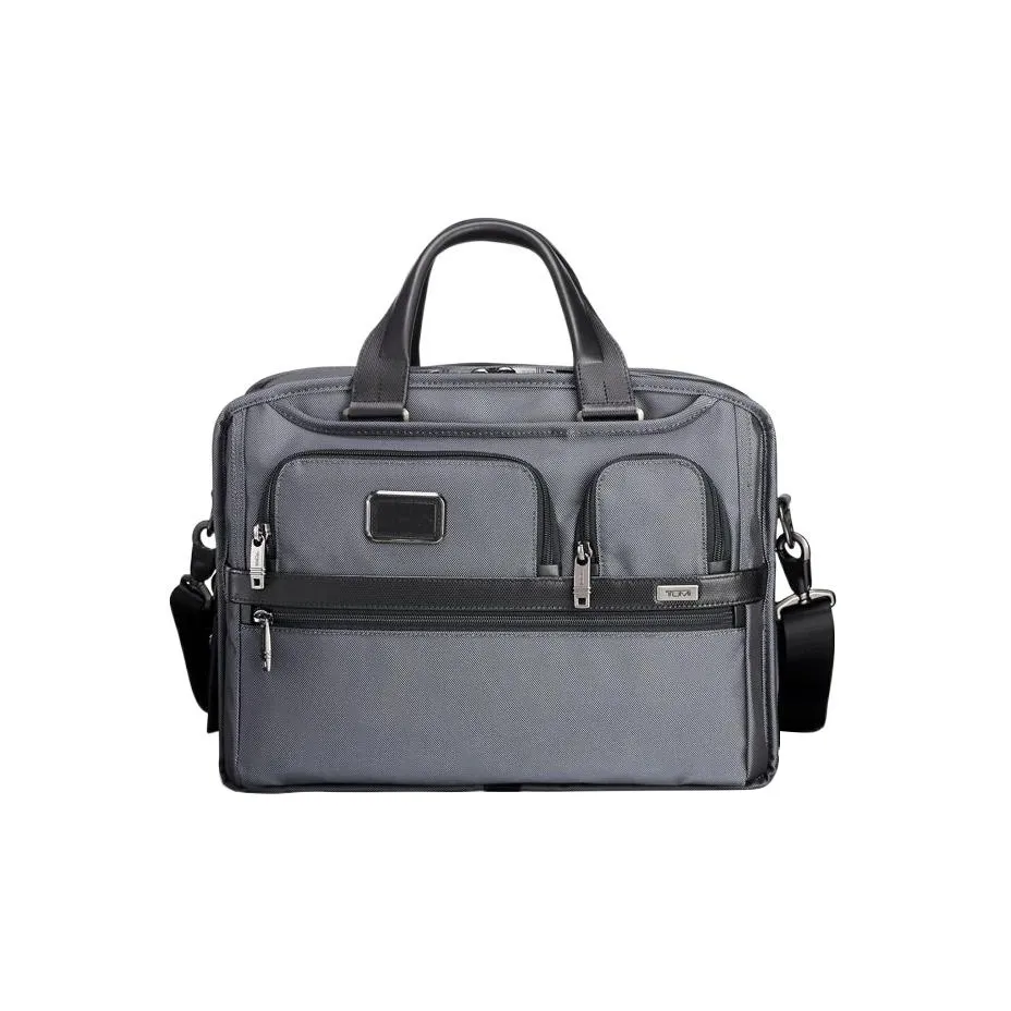 TUMI Полиэстер Ноутбук Сумка Доска для ноутбука Сумка через плечо Сумка среднего размера Мужская Серый