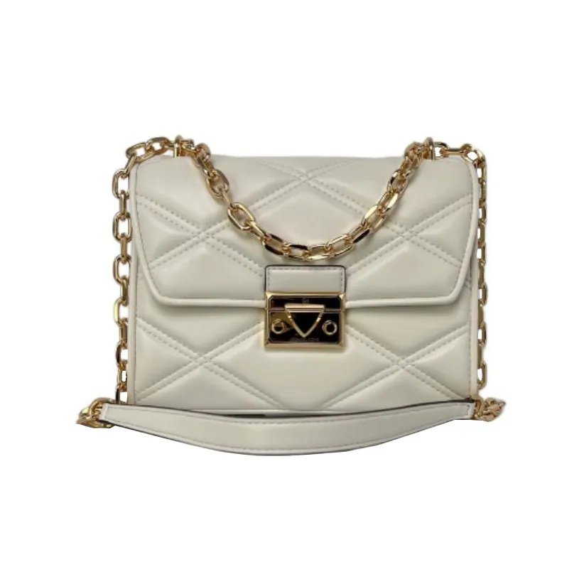 MICHAEL KORS Коровья кожа Сумка через плечо Средняя Женская Кремово-белая