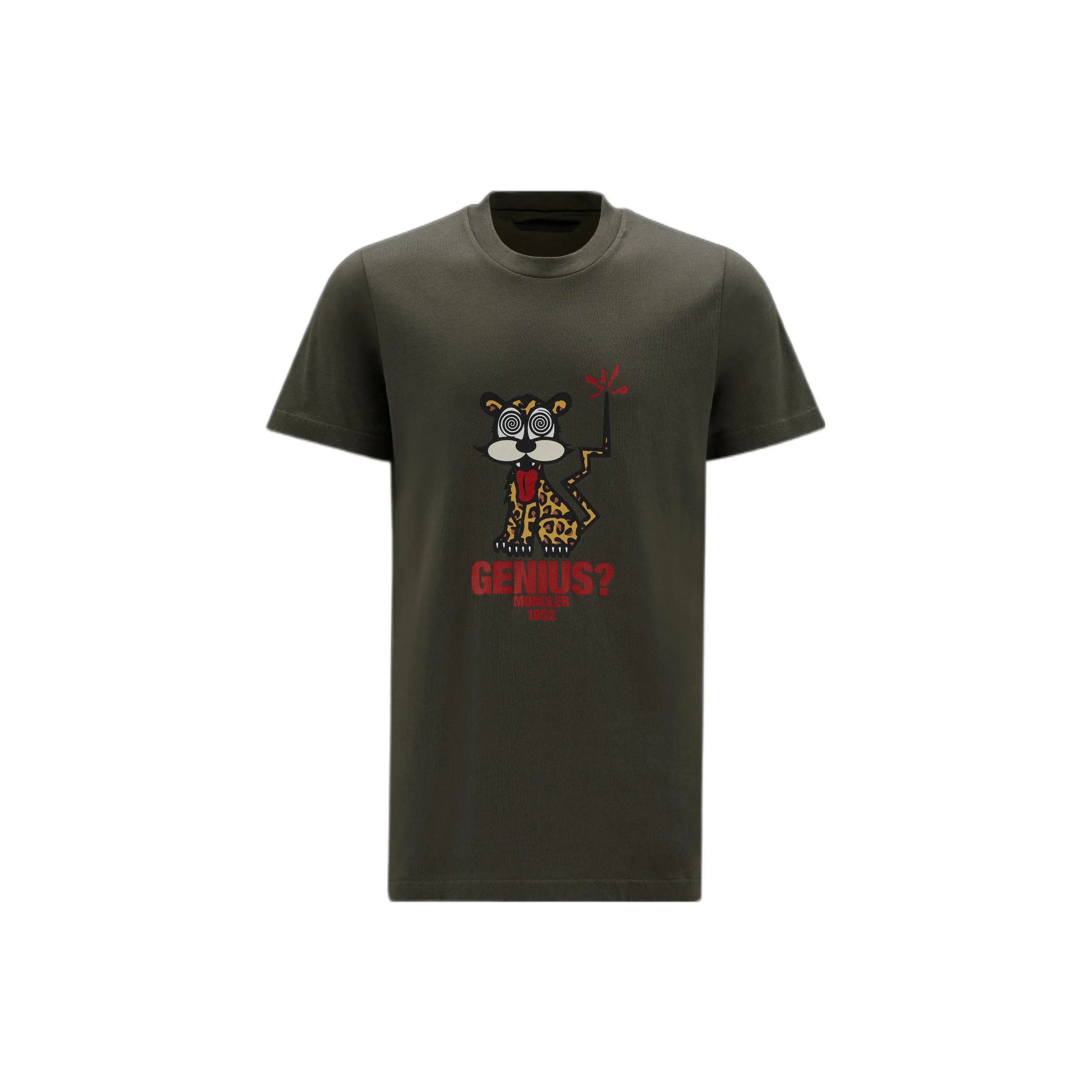 MONCLER FW22 T Рубашка Мужская Зеленая