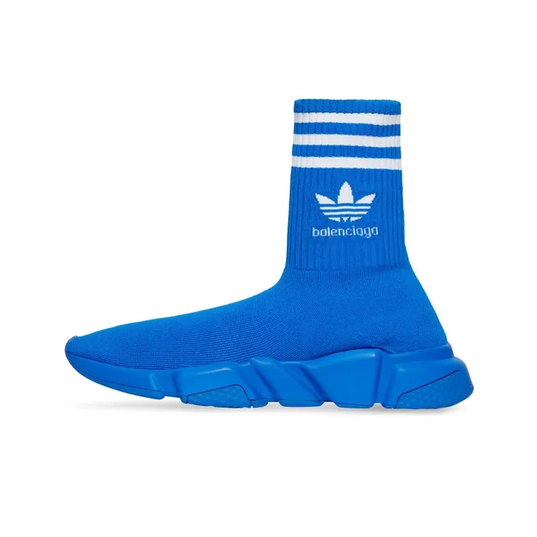 Balenciaga X tubular adidas Speed Trainer Blue White