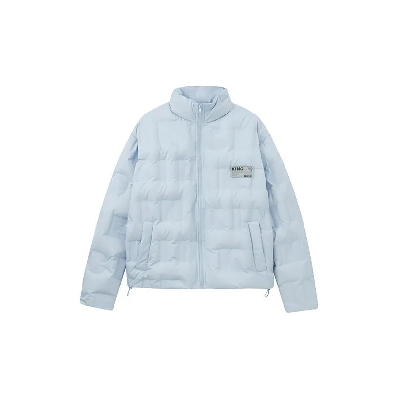 KING PRINCE Down Jacket Casual Versatile Fashion Design Feel Women's Blue