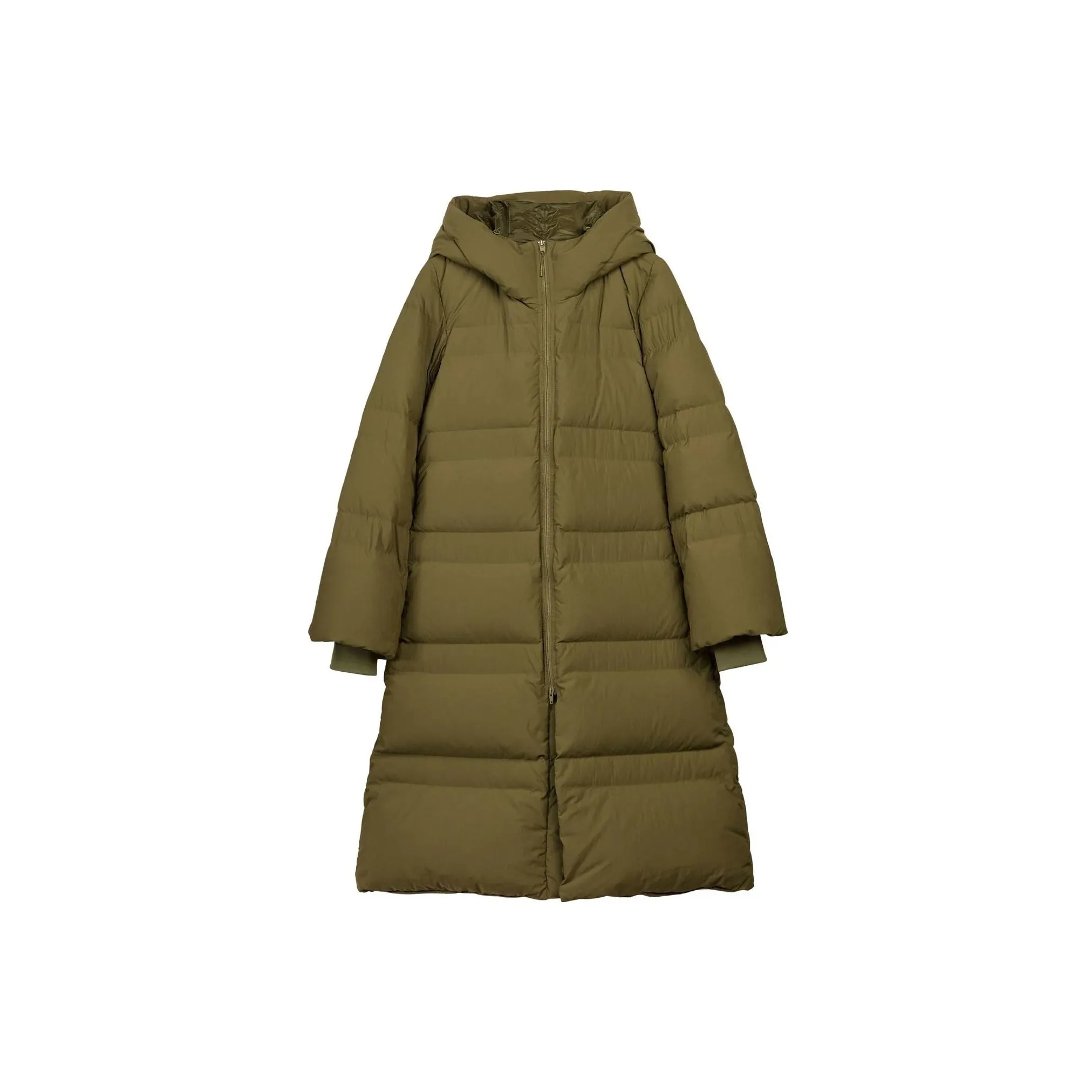Y 3 Parka Coats Women's Olive Green