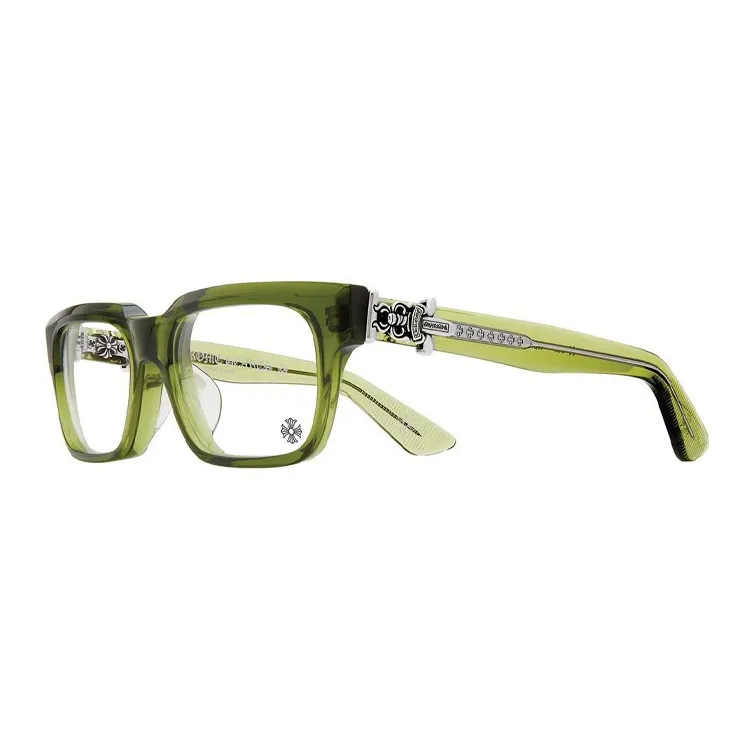 Chrome Hearts Eyeglass Frames Unisex Green