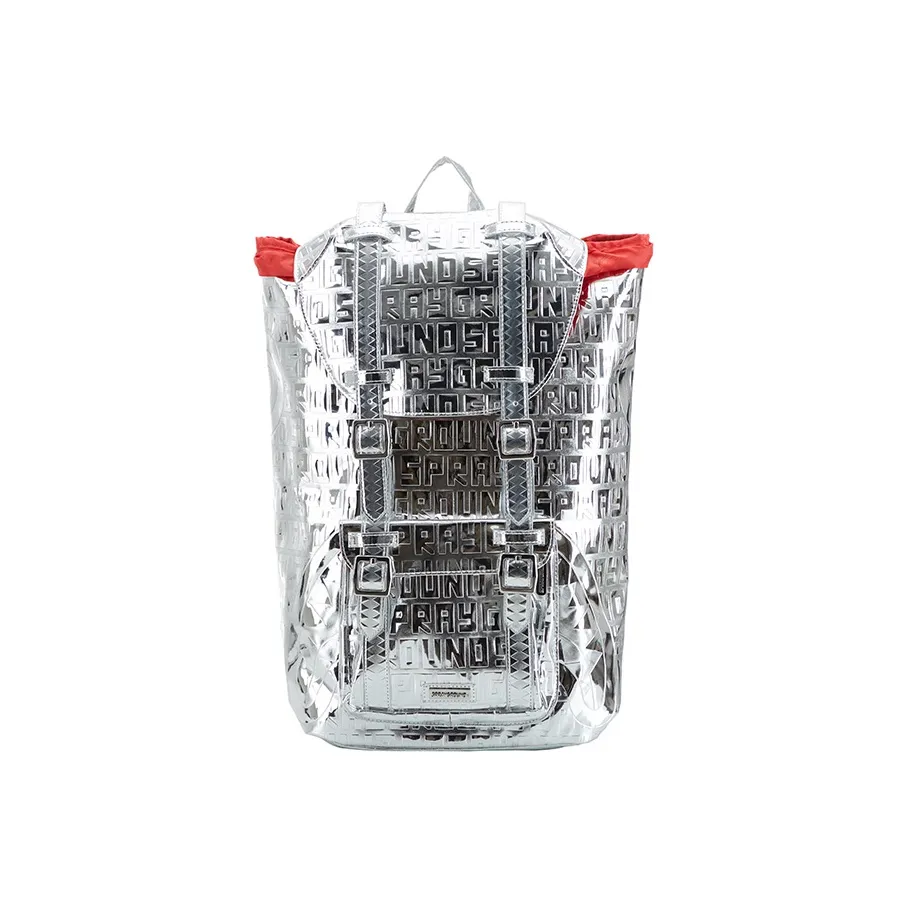 SPRAYGROUND ПУ (полиуретан) Дорожная сумка Рюкзак Стандартный (Standard) Унисекс Серый