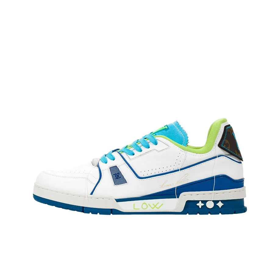 LOUIS VUITTON Trainers 'White Blue Green For Ghana'
