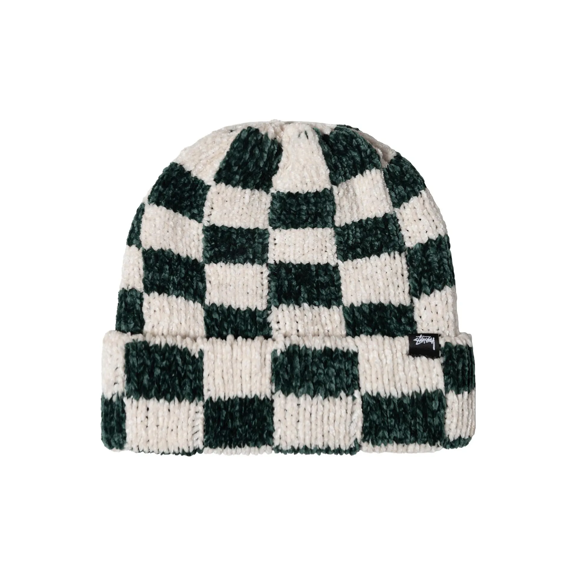 Stussy Crochet Checkered Beanie