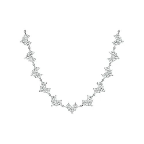 Abyb Charming Синтетический Кубический Цирконий Стразы Ожерелье Женское