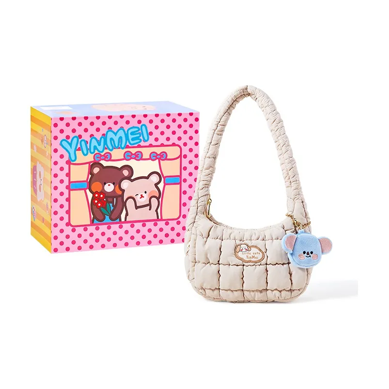 Sound For Life Хлопок Седло Сумка Сумка через плечо Сумка тофу Пуховые куртки Чехол для телефона Сумка через плечо Маленькая Женская Многоцветная