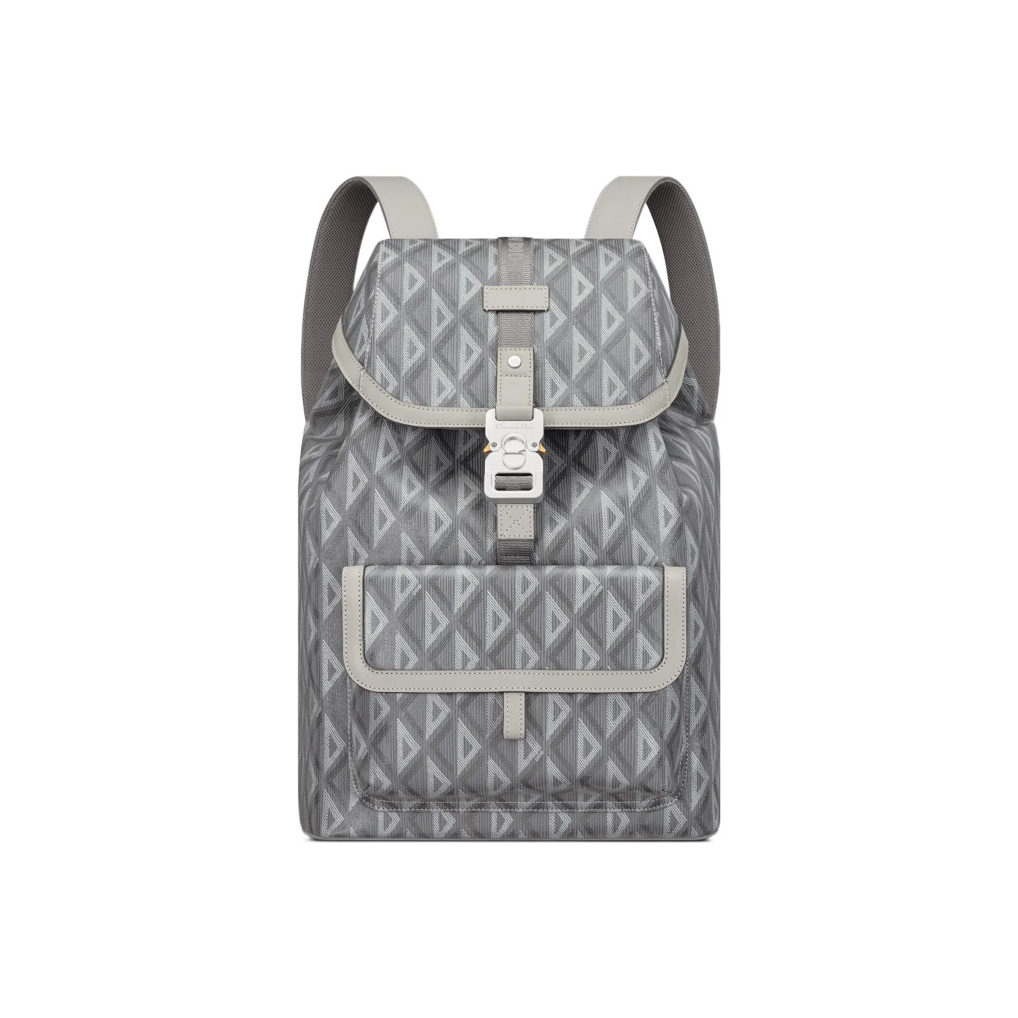 DIOR Hit The Road Canvas With Leather Detail Backpack Men's Gray