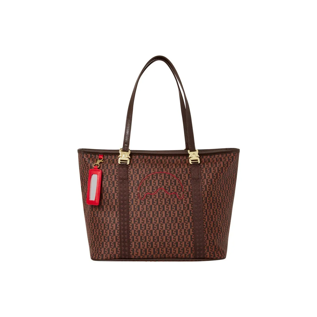 SPRAYGROUND Ткань с Веганской Кожей Тоут Сумка Сумка для покупок Сумка через плечо Сумка стандартная женская коричневый