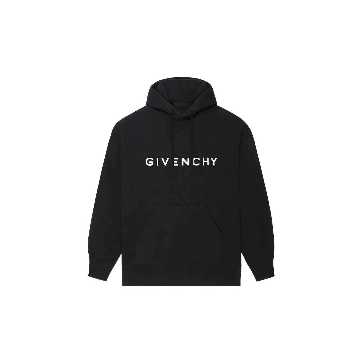 Givenchy Logo Printed Drawstring Hoodie