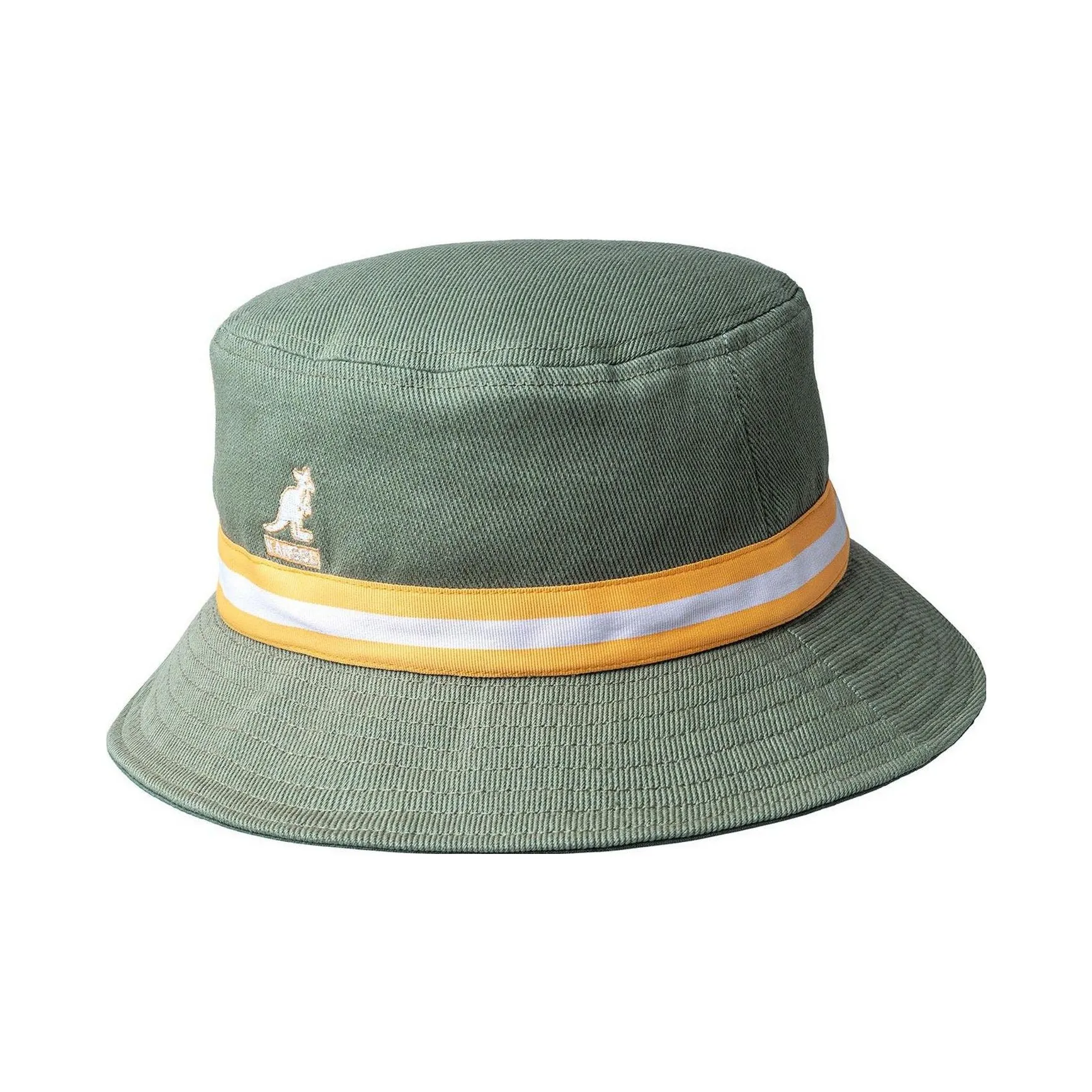 KANGOL Cotton Bucket Hats Зеленый Унисекс