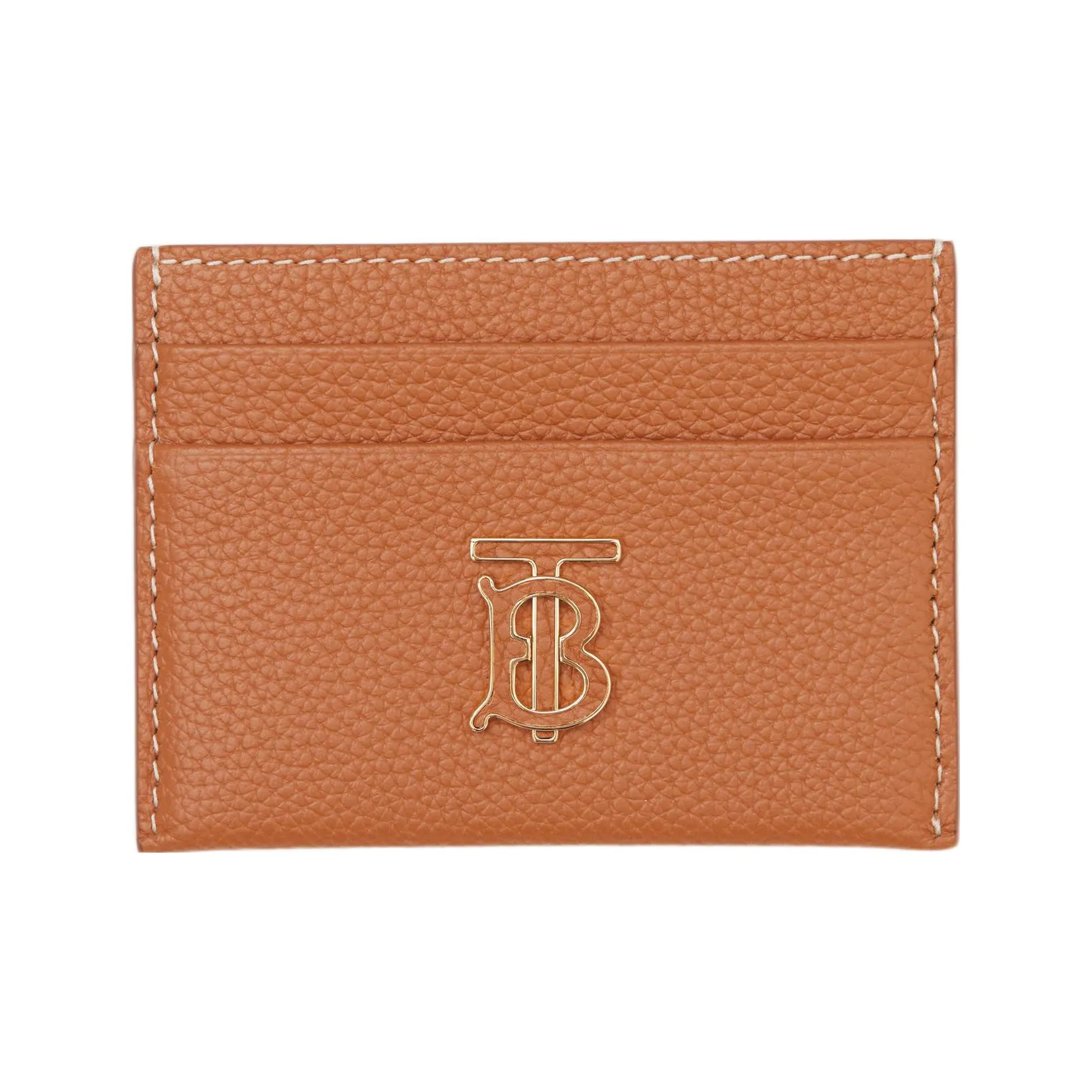 Burberry Телячья кожа Держатель для карт Женский Теплый Красно-коричневый