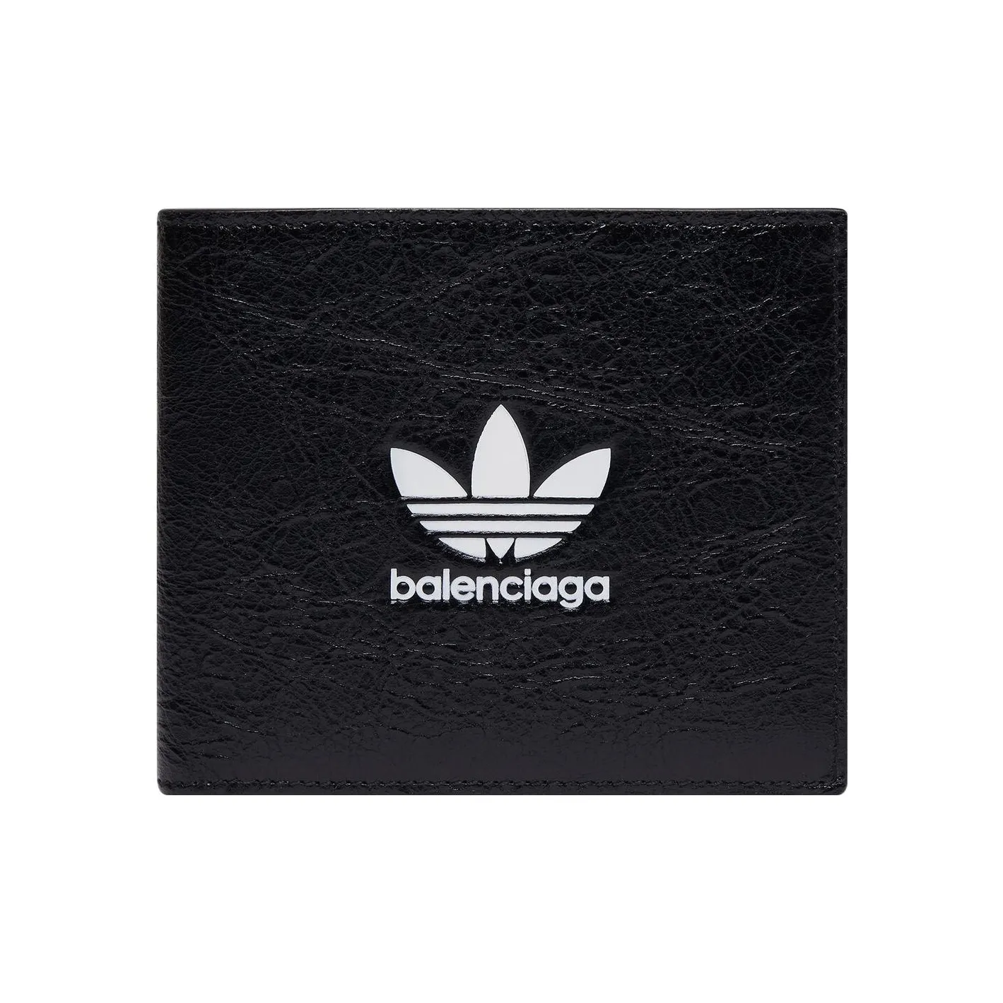 Balenciaga X Adidas Square Folded Wallet Black