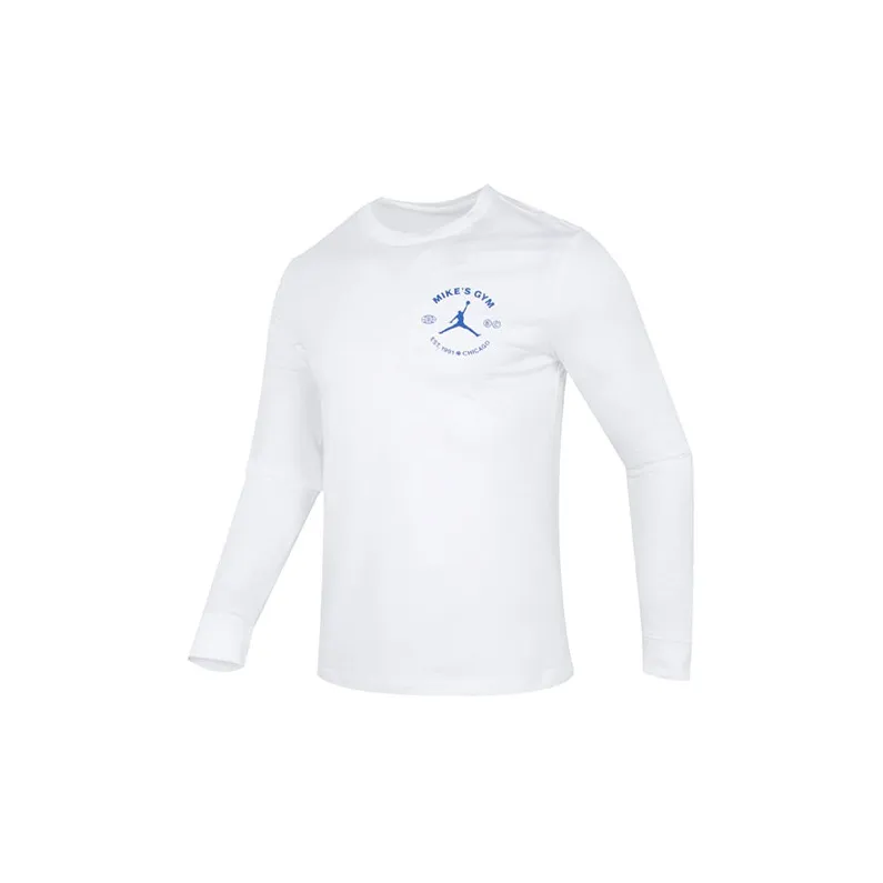 Jordan Set in Sleeve T Shirt Men's White