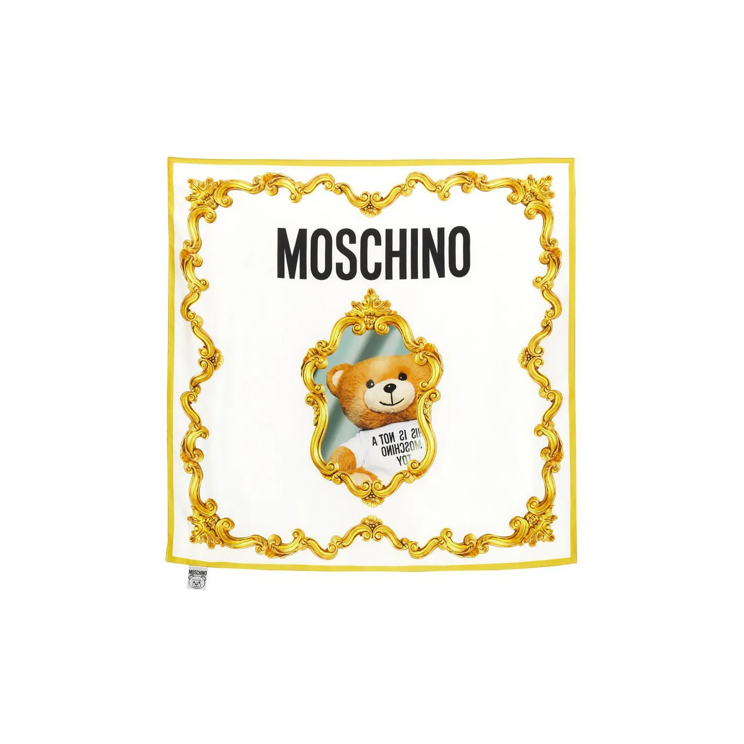 MOSCHINO Шелковые шарфы Белый Женские