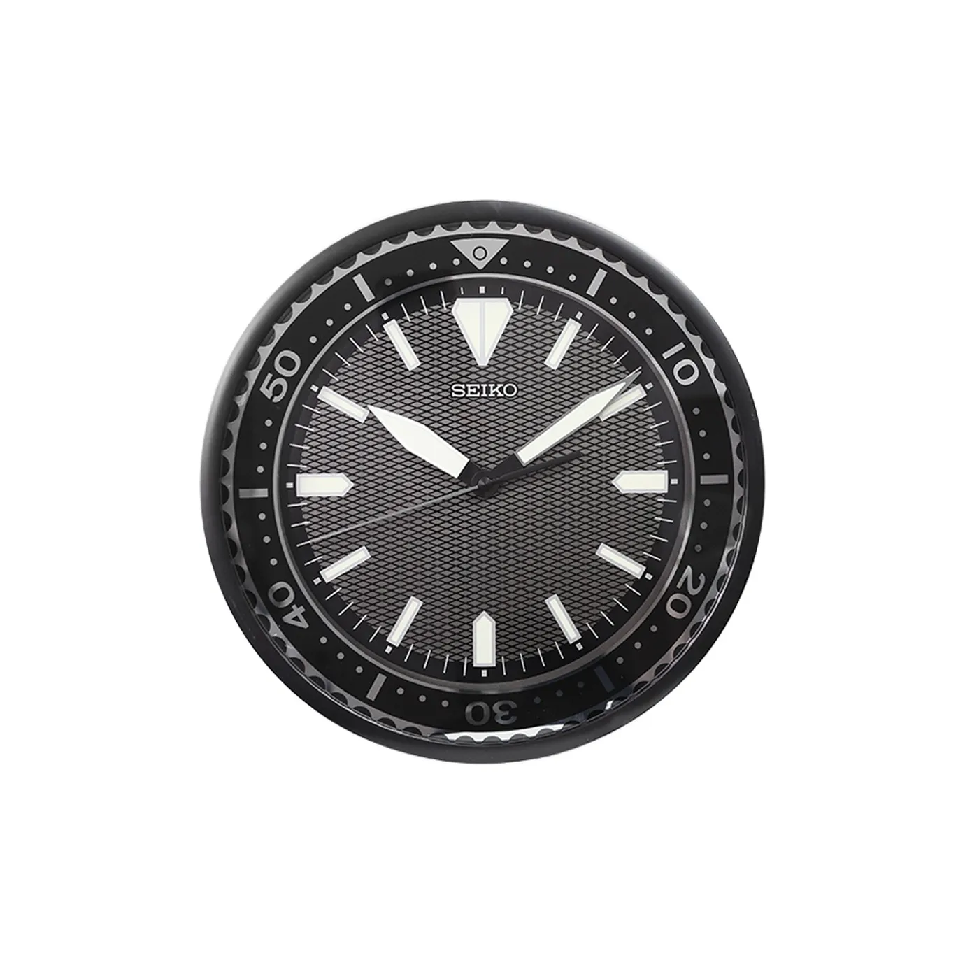 SEIKO Кварцевый механизм Стена Часы Унисекс Черный QXA791K