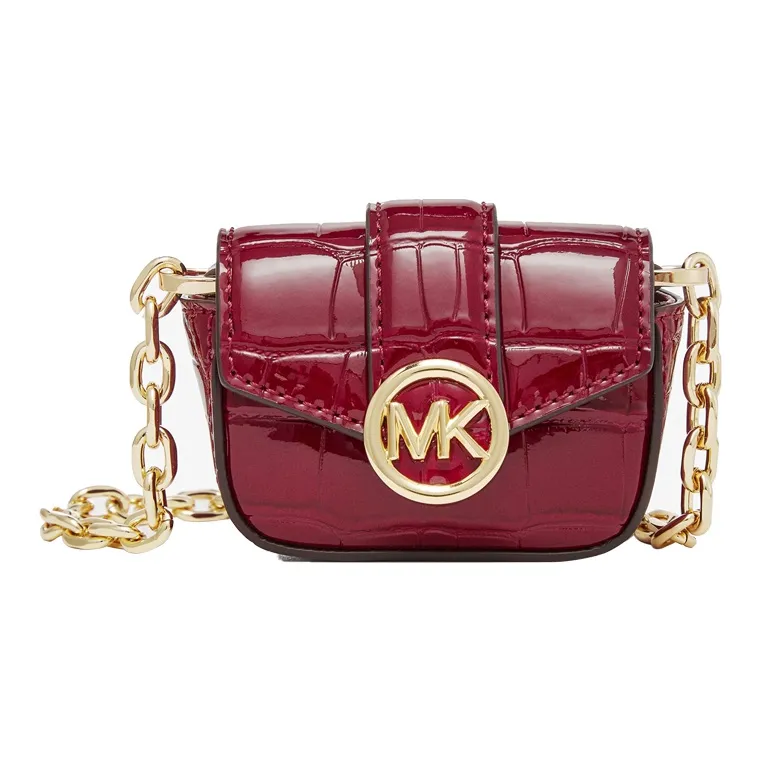 MICHAEL KORS CARMEN Искусственная кожа Сумка через плечо Мини Женская Mulberry Красная