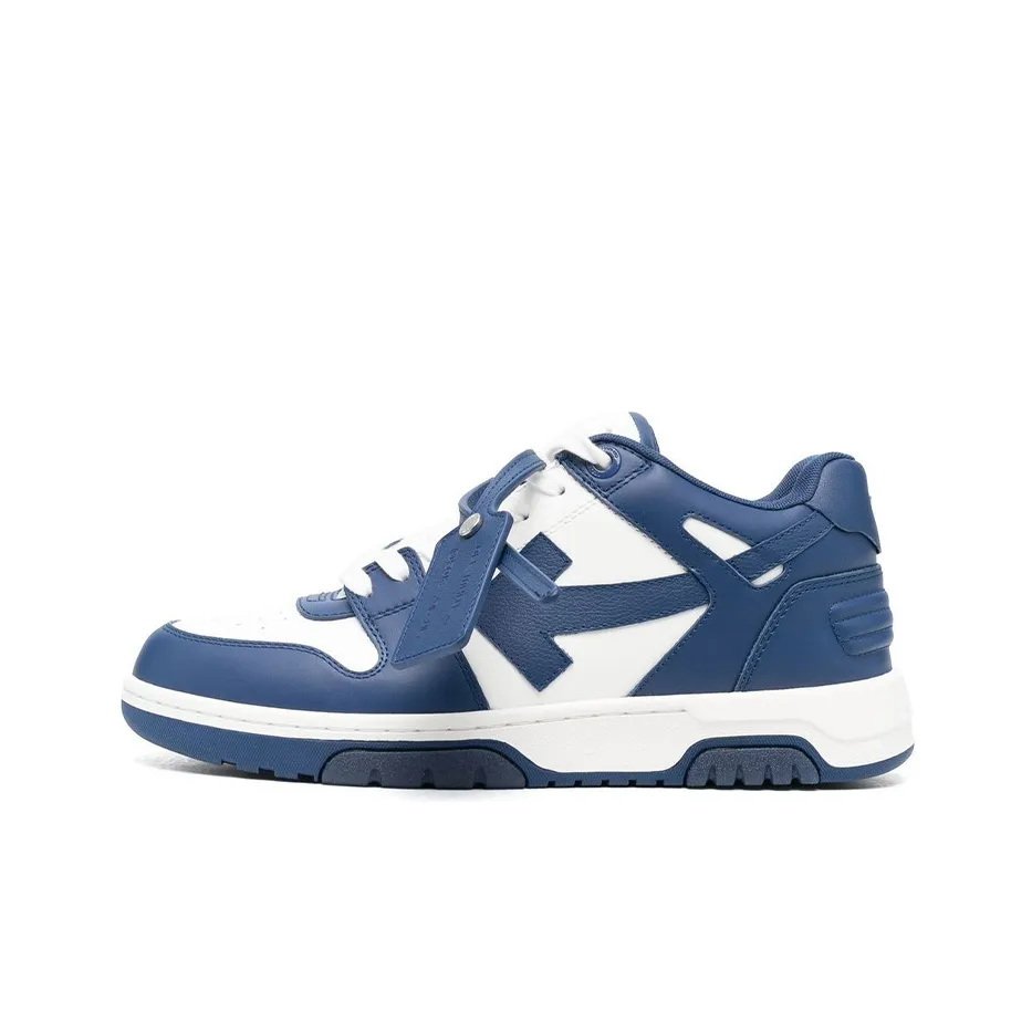 OFF WHITE Out Of Office Panelled Lace Up Sneakers 'Blue White'