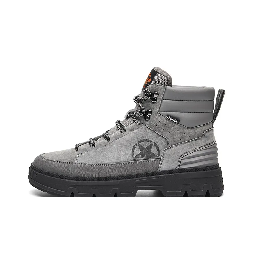 Jeep Martin Boots Men's Gray