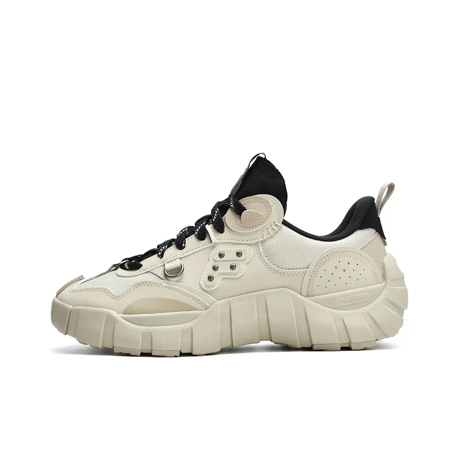 FILA FUSION BONE Низкий Топ Casual Мужской Овсяный Желтый Цементный