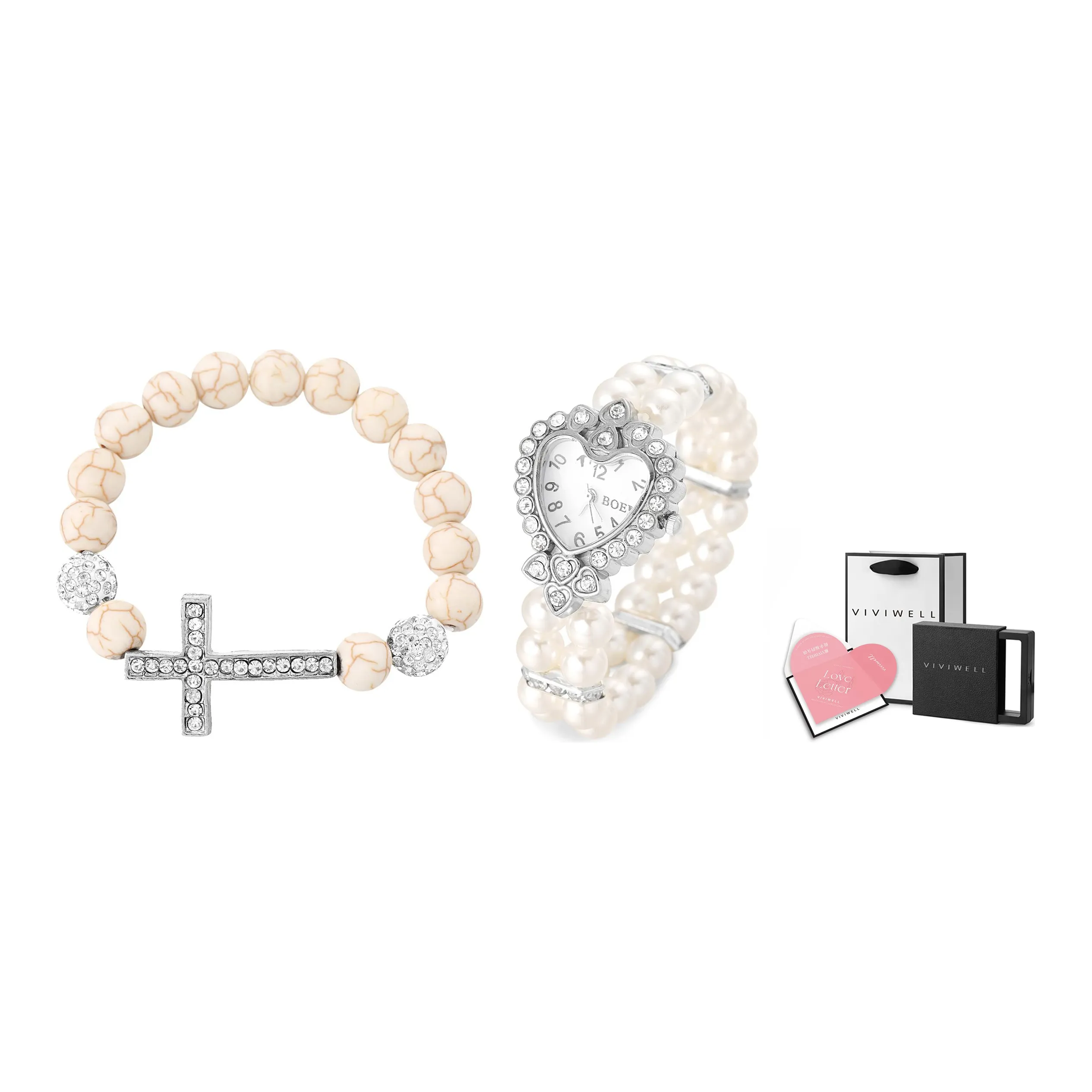 VIVIWELL Alloy Bracelets Women's