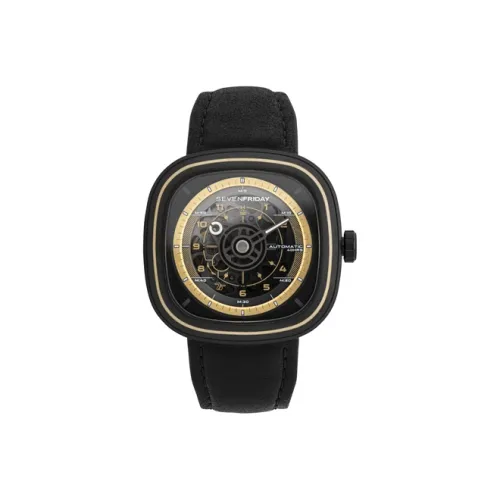 SEVENFRIDAY Автоматический Механический Часы Мужские Movement 45,6mm*45mm Черные