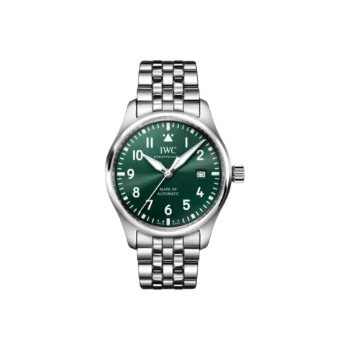 IWC Автоматический Механический Movement Мужские Часы Pilot Collection 40 мм Зеленые