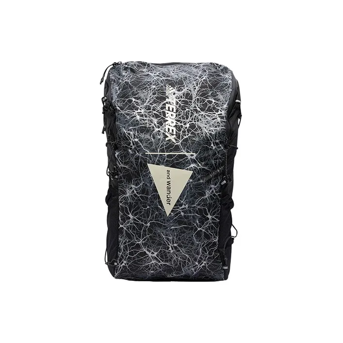 Adidas And Wander Collaboration Recycled Nylon Backpack Men's White & Black