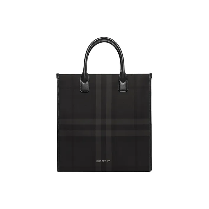 Burberry Slim Vertical Denny Tote Charcoal