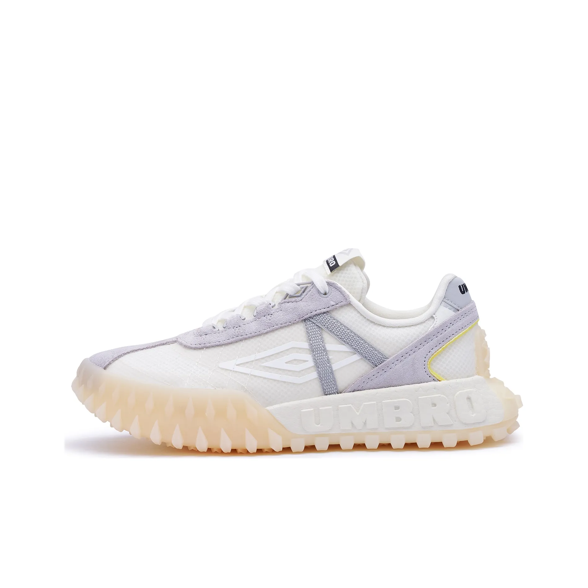 Umbro Heropa Diamond Pineapple Wear resistant And Lightweight Low Top Casual Shoes Men's White Gray