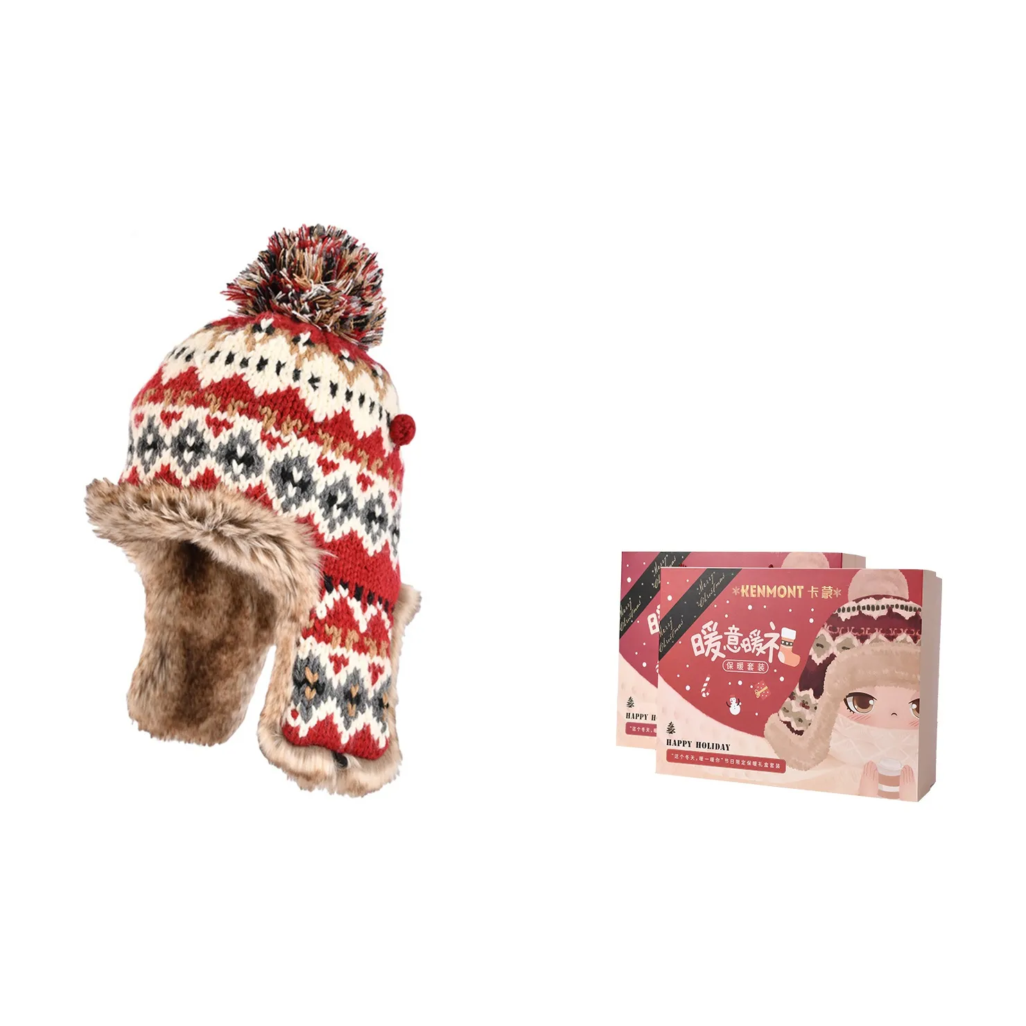 KENMONT Polyester Acrylic Wool Beanies Women's