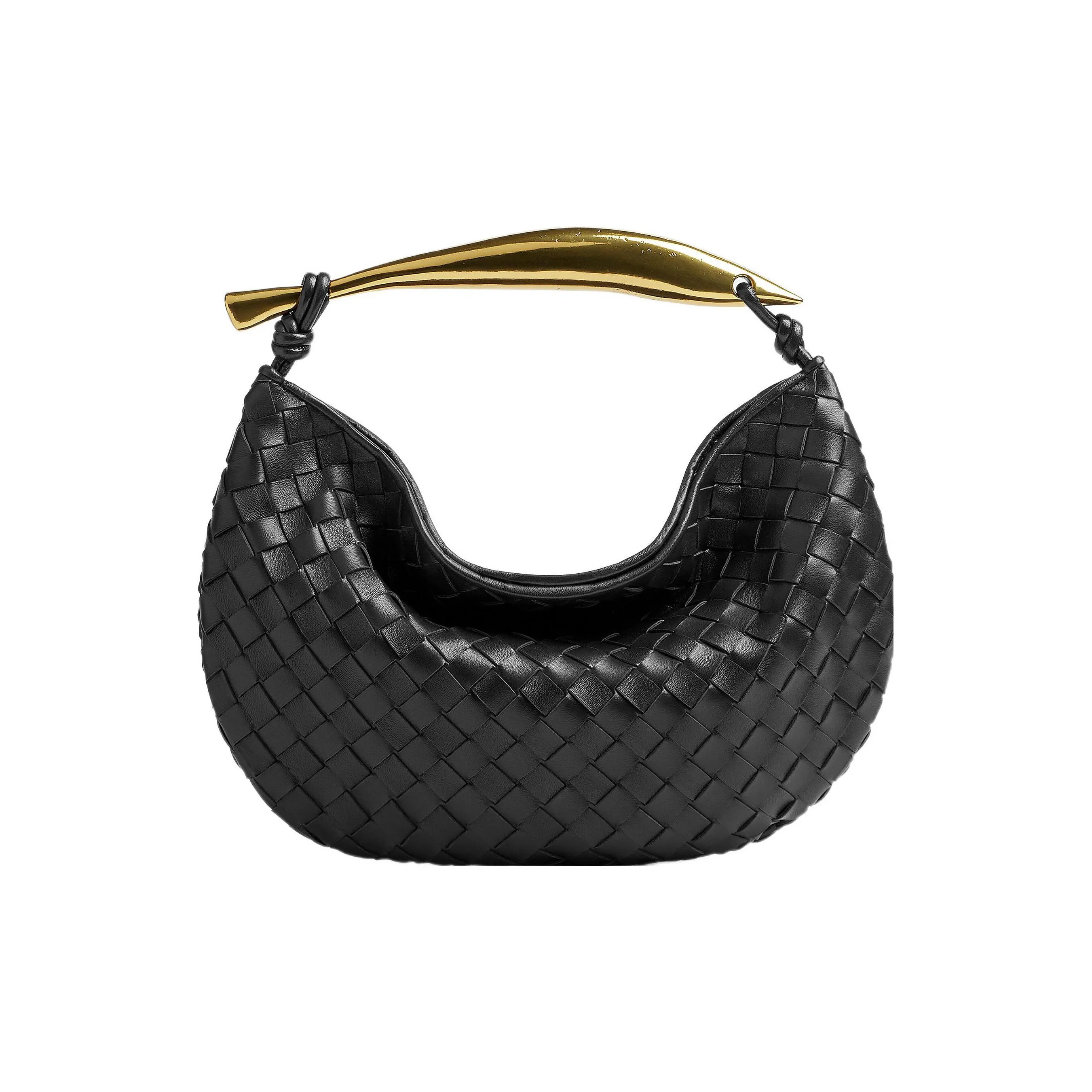 bottega MEN Veneta Sardine Intrecciato Top Handle Small Black