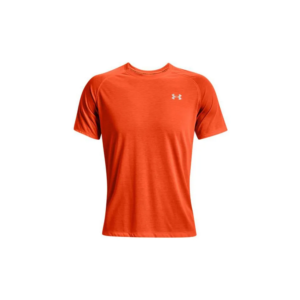 Under Armour Рукав реглан T-рубашка мужская цвет оранжевый