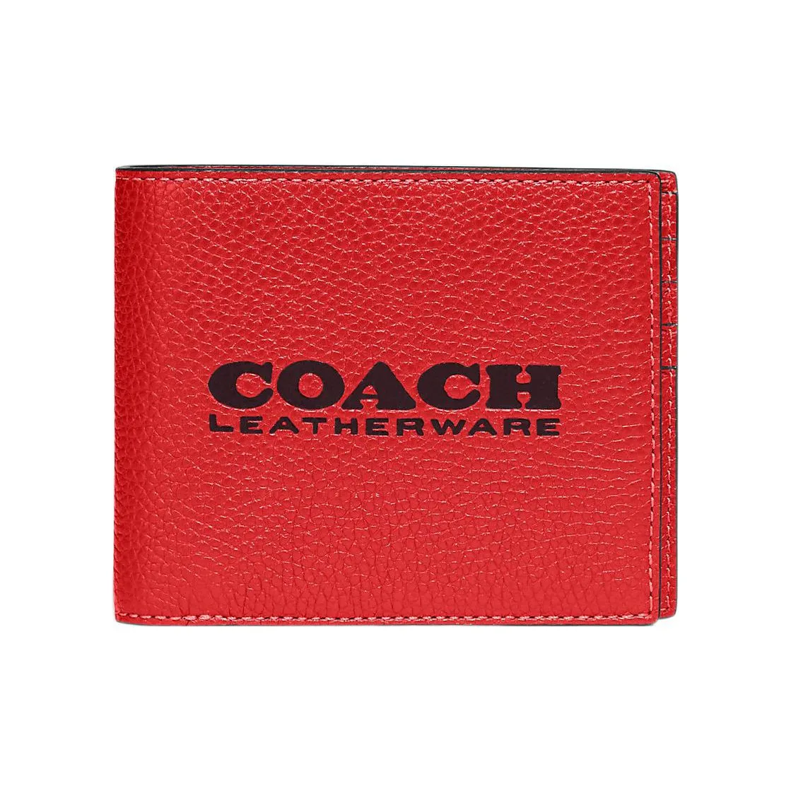 COACH 3 IN 1 Wallet Коровья кожа Держатель для карт кошелек Мужской Красный